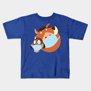 Timon Pumbaa with masks - Hakuna Matata Kids T-Shirt